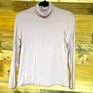 Lands’ End size small light purple long sleeve turtleneck shirt
